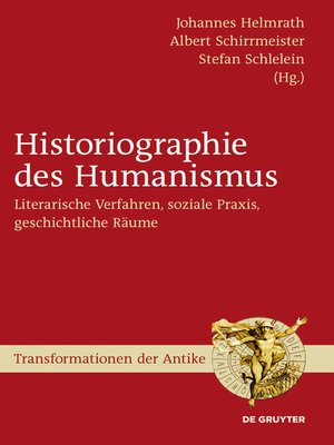 cover image of Historiographie des Humanismus